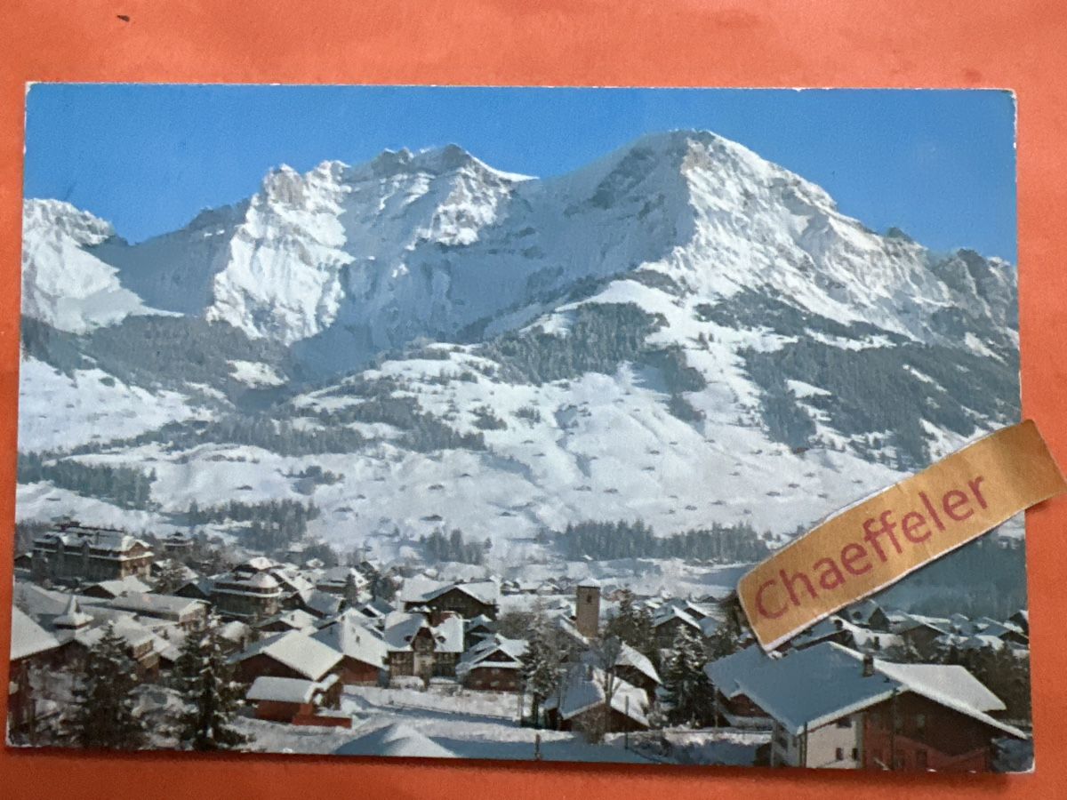 Cartoline postali: 1965 Adelboden, Grosslohner – Usato da Zürich venduto da Chaeffeler