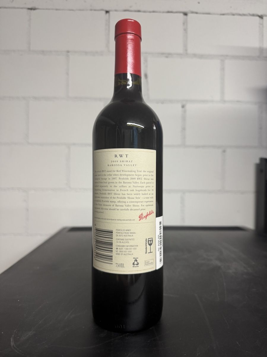Vino: Penfolds RWT 2009 Rotwein – Nuovo e nell'imballaggio originale da Uetikon am See venduto da ZueriTB 3
