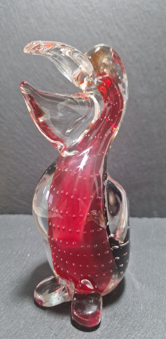 Murano Statuette: Murano Glas Figur Pelikan – Usato da Winterthur venduto da Sadega 2