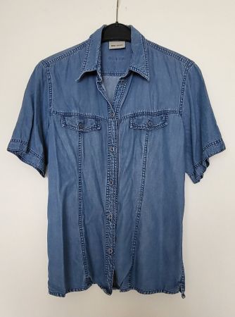 Berri Sports Jeanshemd Gr. 36 Kurzarm