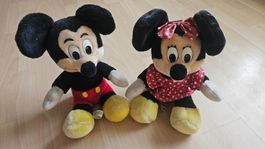 Micky Maus und Minnie Maus, Plüschfigur, Plüschtier
