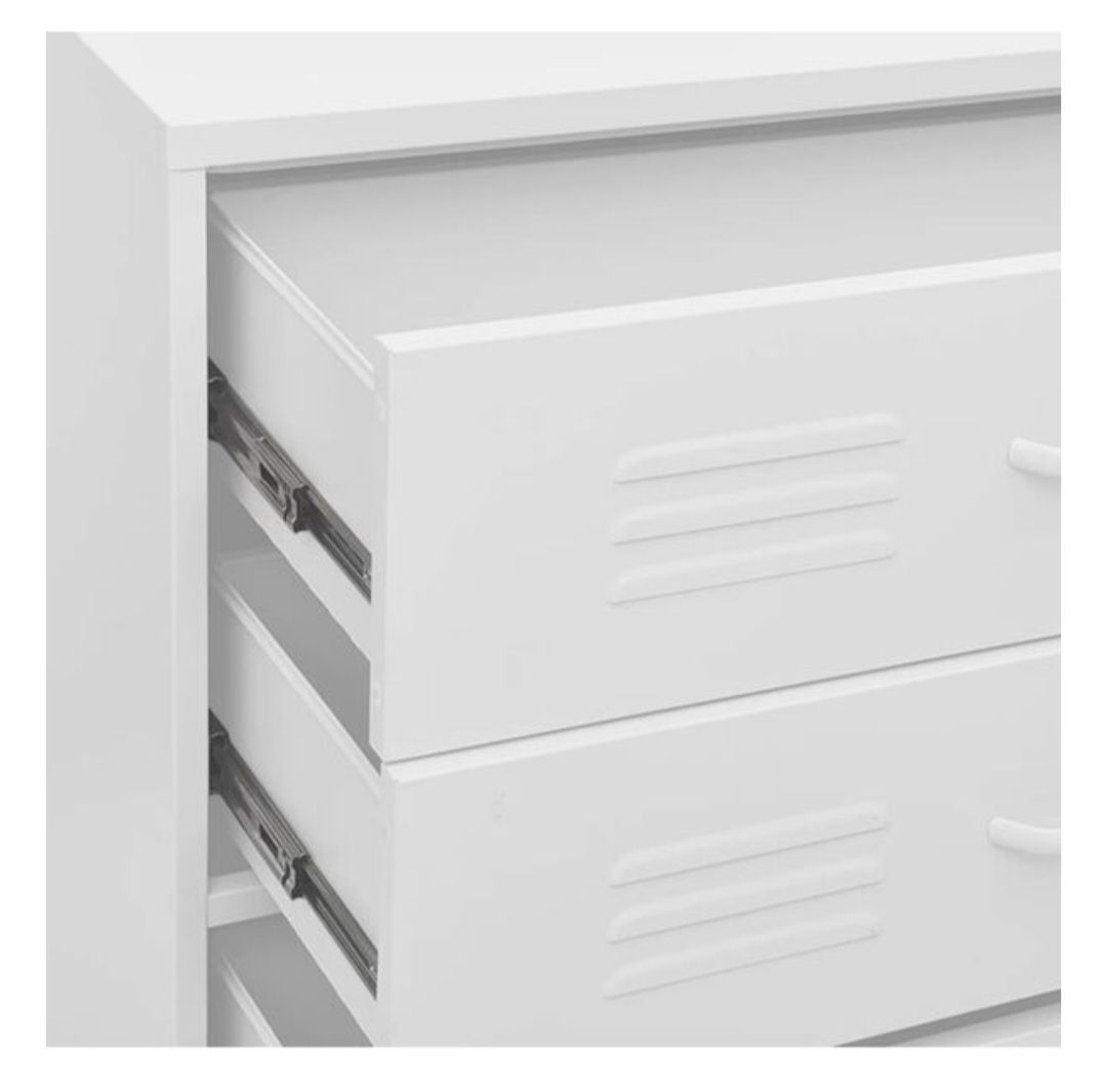 Cassettiere: Kommode weiss 4 Schubladen 80x35x102cm neu – Nuovo e nell'imballaggio originale da Reutigen venduto da gia_99mv 1