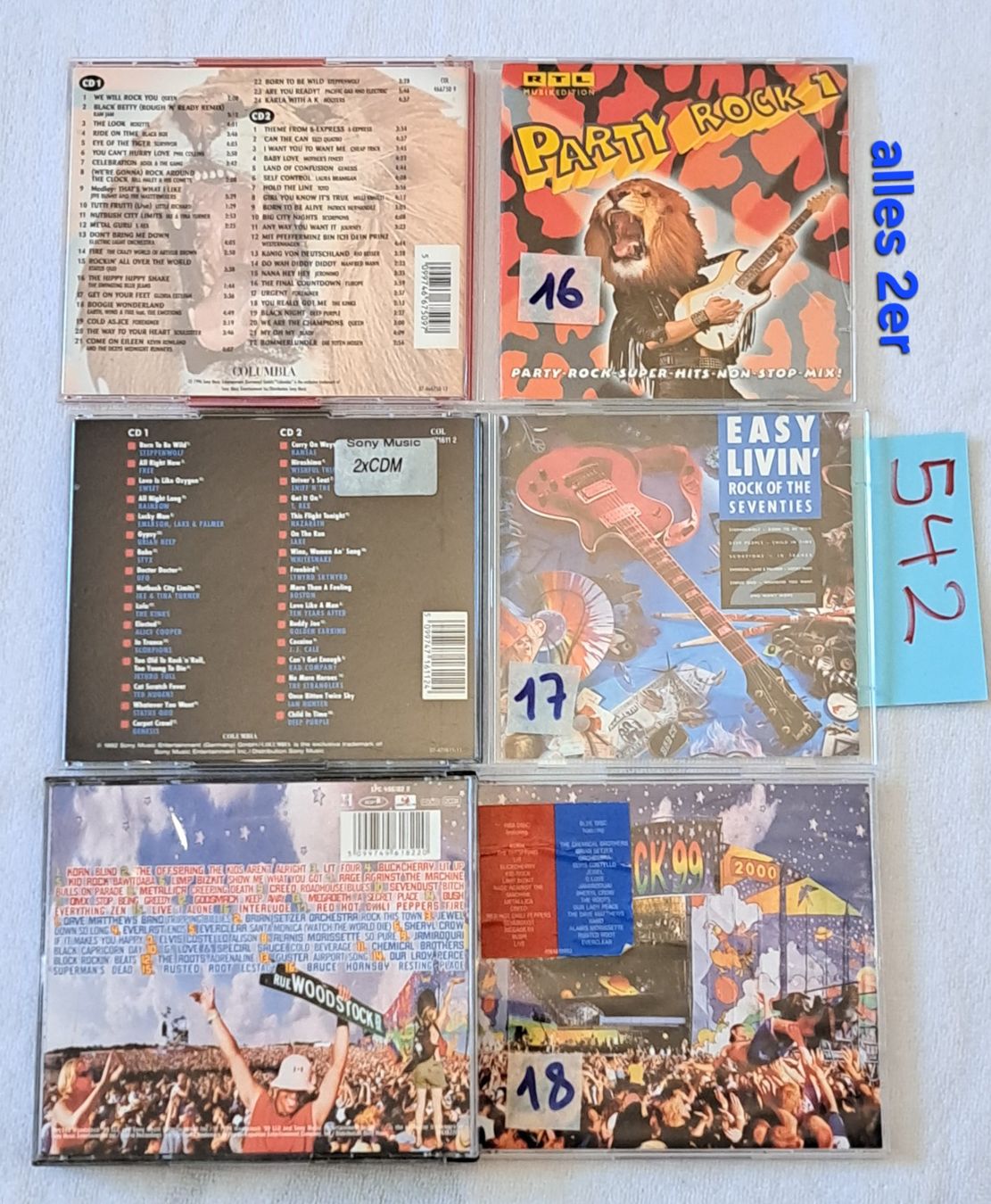 CD: über 18 CD Rock,  auch Einzelne möglich – Usato da Uitikon Waldegg venduto da Smeragol 5