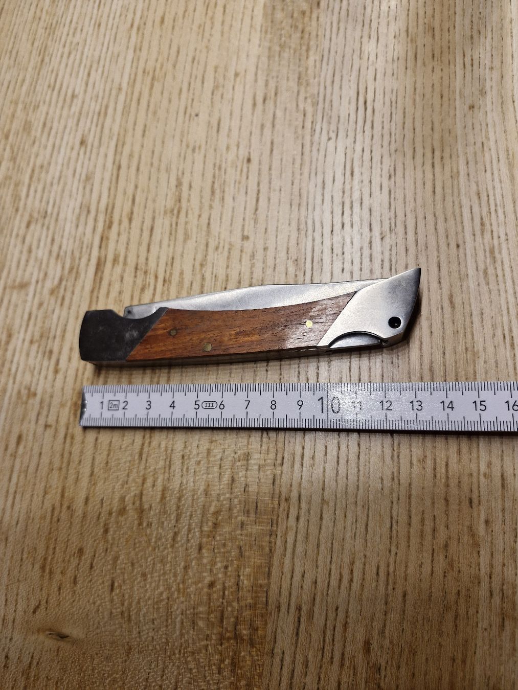 Coltelli tascabile: Taschenmesser mit Holzbeschalung – Usato da Fisibach venduto da sare01 3