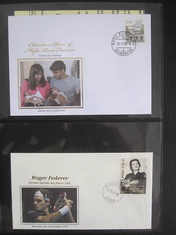 Alle Briefmarken: Tennis Roger Federer – Gebraucht aus Saland von k_z_tny8 1
