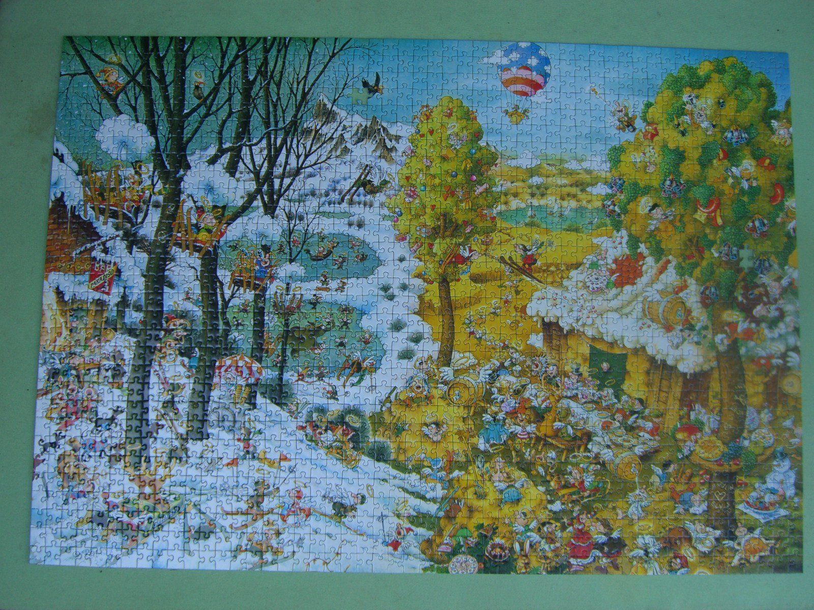 Heye Puzzles: 1500er Puzzle Ryba "Heye",Schlaraffia,1984 – Gebraucht aus Winterthur von Gaia 3