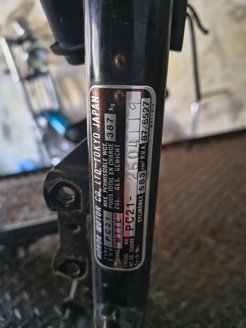 Honda Tutti i ricambio per moto: Rahmen Honda VT 600 – Usato da Walzenhausen venduto da dom1995wy 3