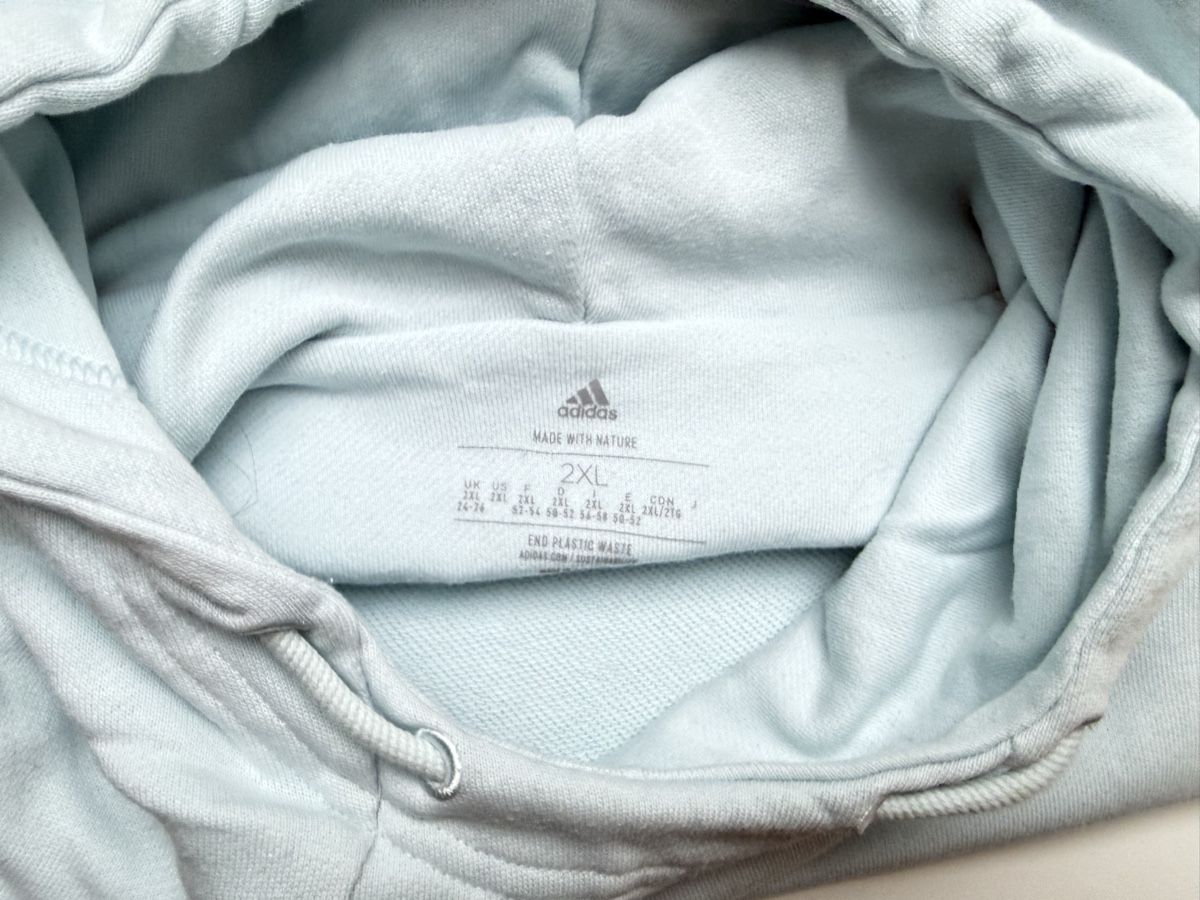 Adidas Maglioni & Felpe: ADIDAS Damen - Hoodie Hellblau 2XL – Usato da Islikon venduto da Julies_wardrobe 2