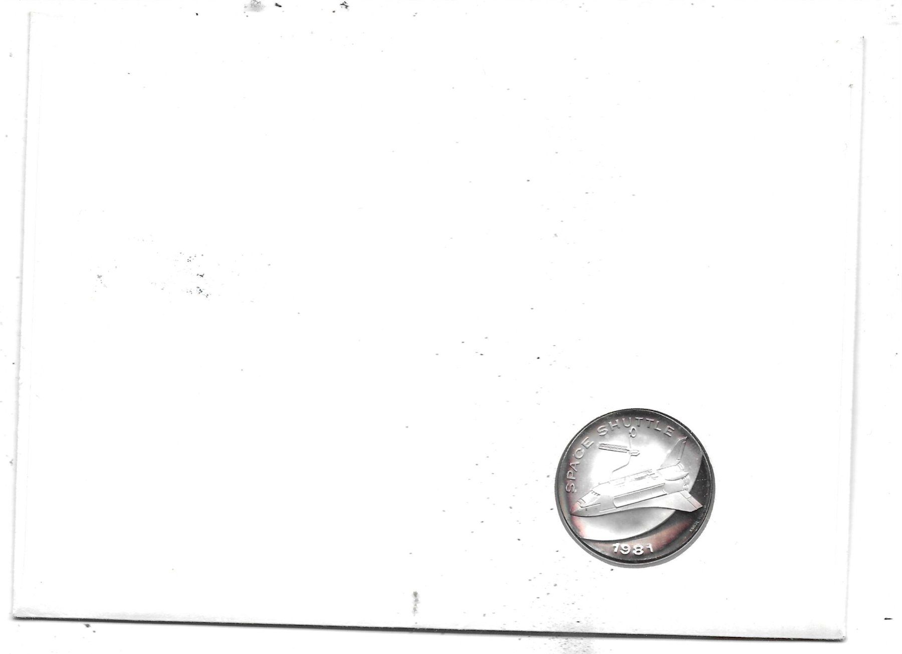 Medaglie: Numisbrief Space Shuttle 1981 Silber 0.999 ca.17 Gramm – Usato da Schocherswil venduto da prinzipal60 2