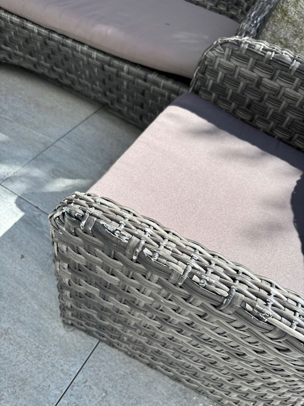 Poltrone: Polyrattan Lounge-Set (Sofa & 2 Sessel ) – Usato da Wohlen AG venduto da Rocker99 9