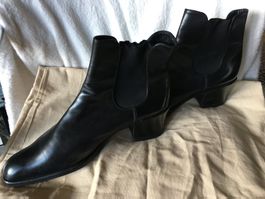 Schicke Stiefeletten, Echtleder, Gr 40 wie NEU made in Italy