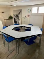 Modulare Konferenztische und Stühle - flexibel anordbar!