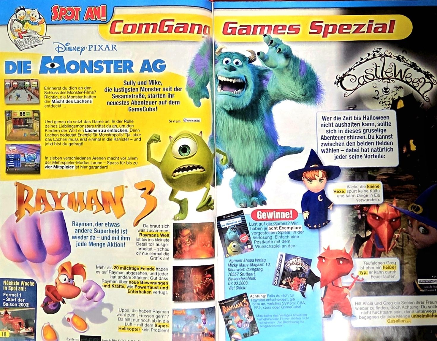 Fumetti: Micky Maus Magazin Heft - 10 - 25.02.2003 – Usato da Reinach BL venduto da _MasterK_ 6