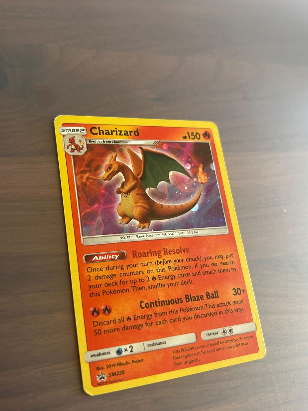 Pokémon Carte collezionabili: Charizard Promo SM226 – Usato da Winterthur venduto da Wusa01 1
