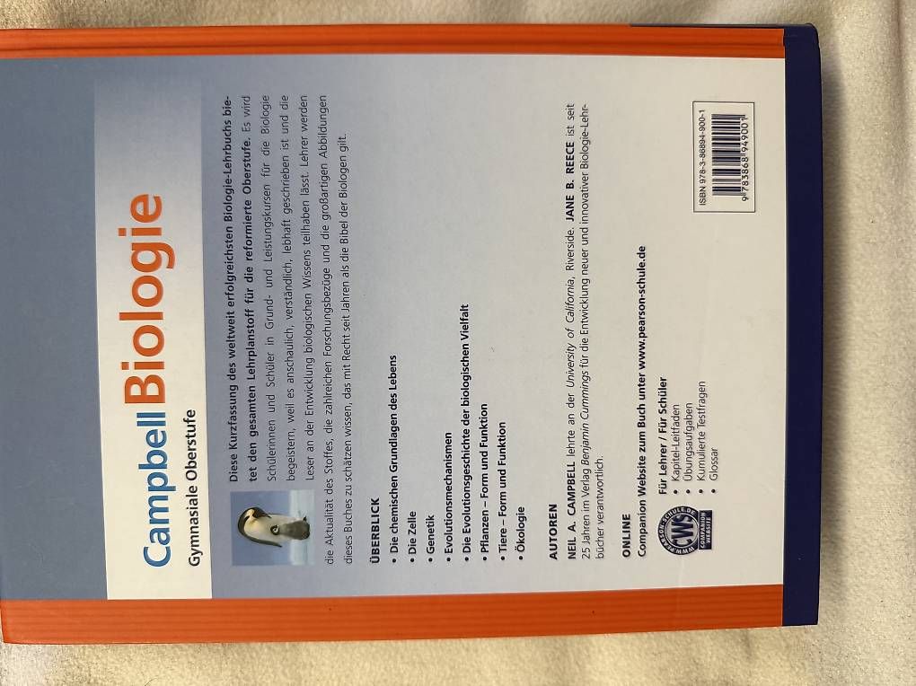 Bücher: Campbell Biologie – Gebraucht aus St. Antönien von Schlomiflohmi 1
