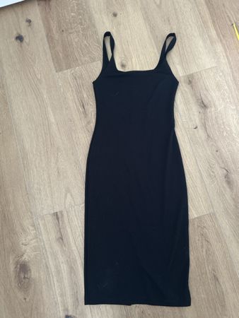 Schickes Sommerkleid, schwarz, Gr. S
