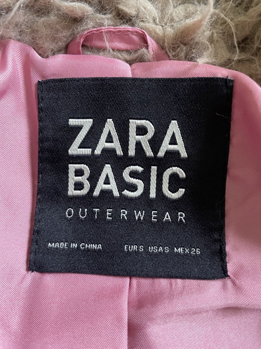 Zara Cappotti: Manteau d'hiver Zara Basic chaud et doux, taille S – Usato da Vuadens venduto da Nina11 3