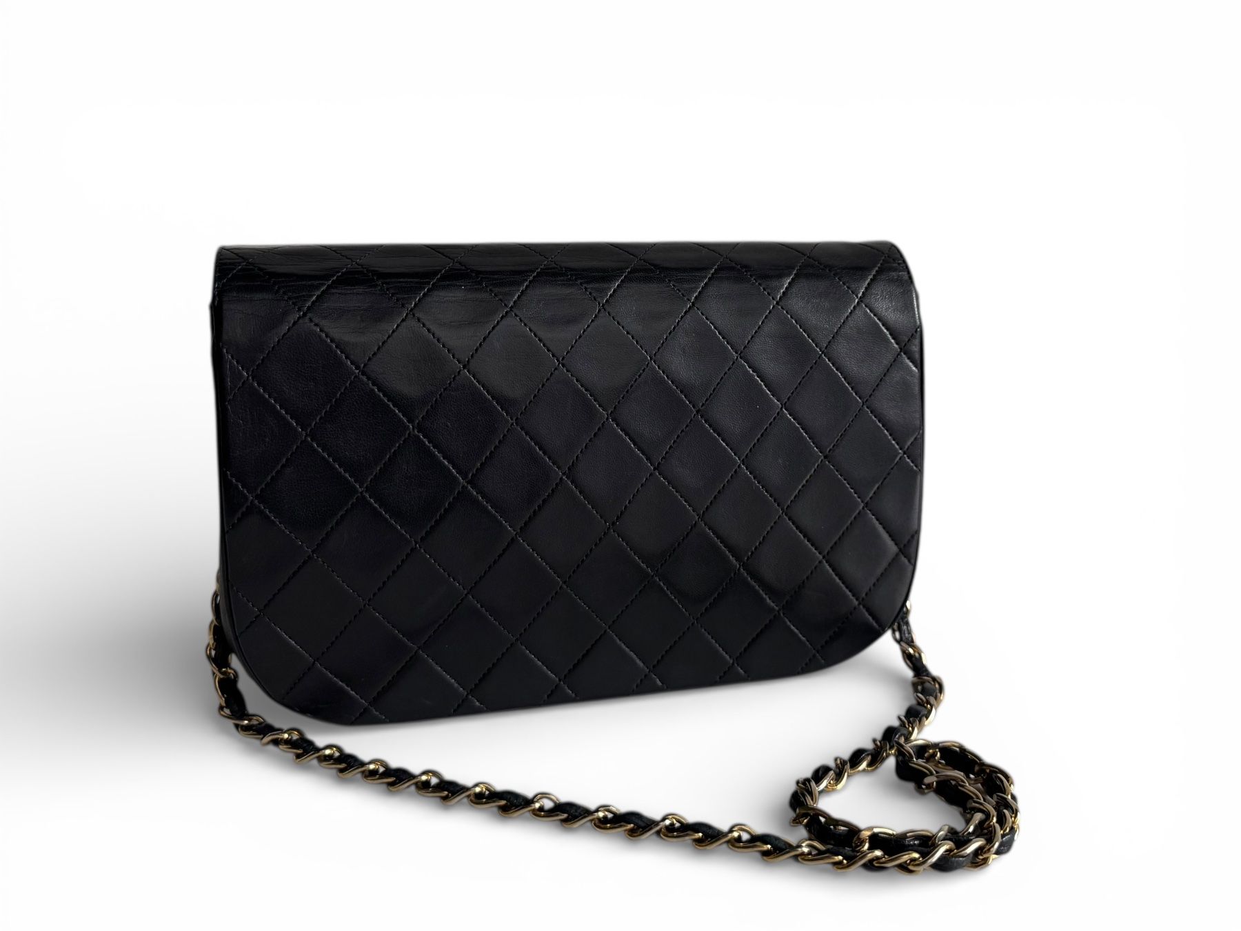 Chanel Borse da donna: CHANEL Lambskin Half Moon Double Flap Tasche – Usato da Kriens venduto da hannaandkiko 3