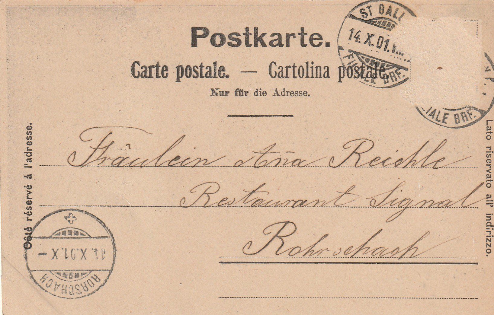 Cartes postales: St. Gallen Marktplatz – D'occasion à Rorschacherberg par fratovi2 1