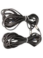 2x NEUTRIK Kabel, Male/Female Buchse & Stecker