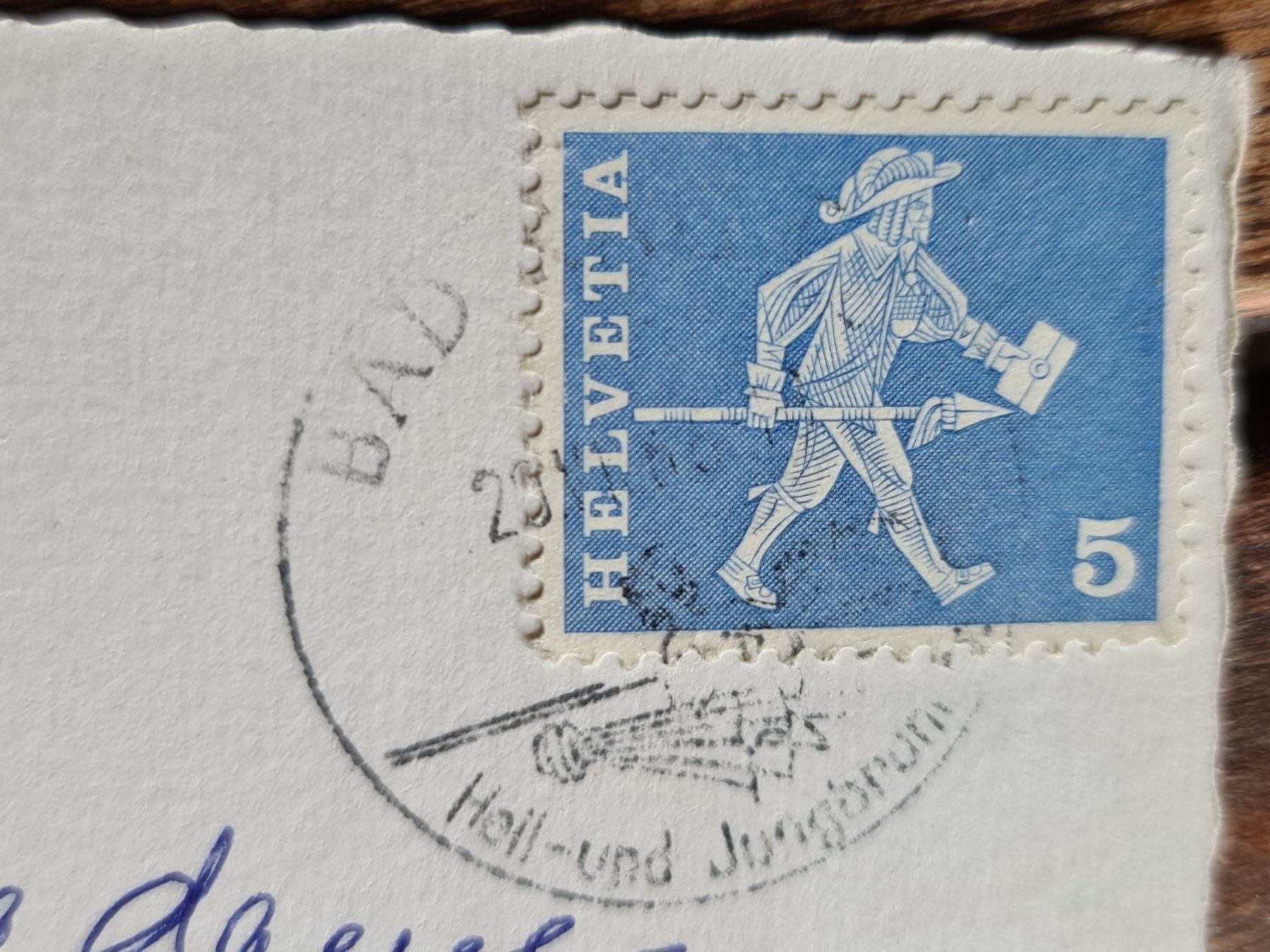 Cartoline postali: Ansichtskarte Bad Ragaz Kurpark 1965 – Usato da Dintikon venduto da Vexi 1