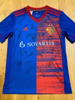 ORIGINAL FC BASEL TRIKOT SIGNIERT 2021/22 FCB BOYS M