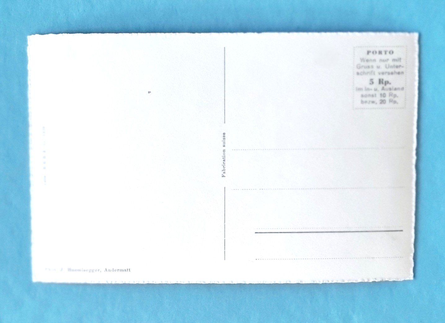 Cartoline postali: Andermatt - Bahnhof – Usato da Rothrist venduto da RROENK 1