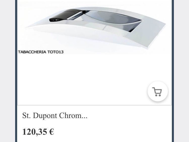 Aschenbecher: Neu Dupont Zigarrenascher – Neu und originalverpackt aus Eschenbach LU von Syrah3