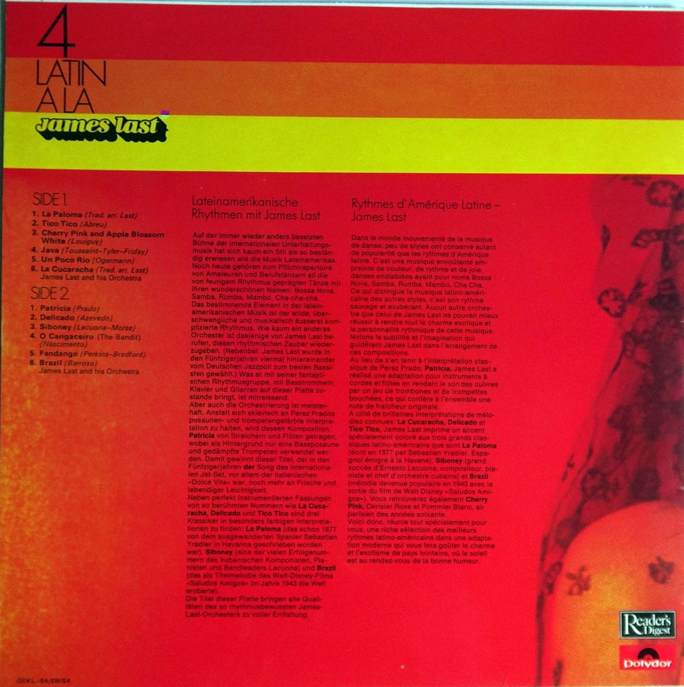 Dischi in vinile: Coffret reader's Digest de James Last  et Bert Kaempfert – Usato da Petit-Lancy venduto da Pimose 8
