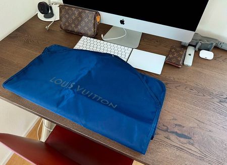 Louis Vuitton Garment Bag (Navy Blue) Full Zip Dust Bag