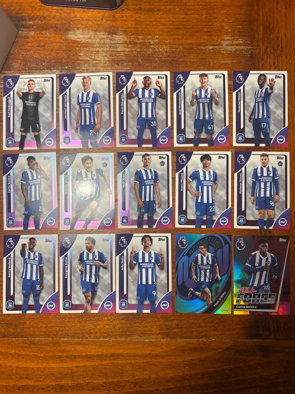 Topps Carte collezionabili: Topps Premier League 2026 Brighton Teamset – Nuovo (secondo la descrizione) da Zürich venduto da sfr_77p9