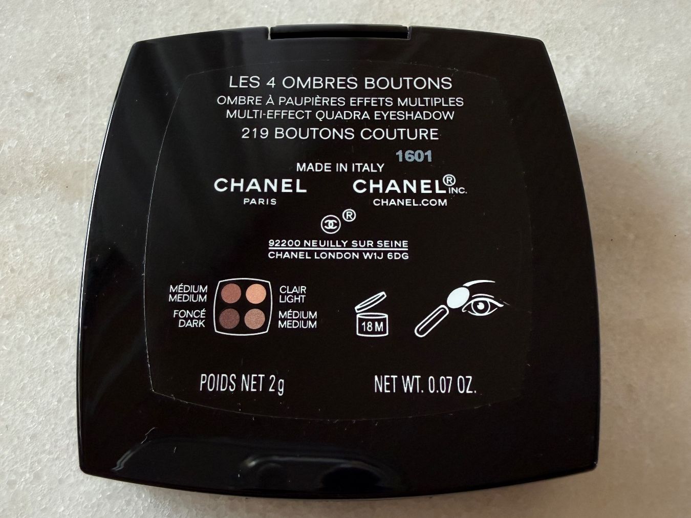 Chanel Make-up: Chanel Lidschatten Limited Edition – Nuovo (secondo la descrizione) da Zürich venduto da luxforless 2