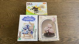 3er Set Klemmbausteine: Biene, Blume & Malerei - Neu! OVP