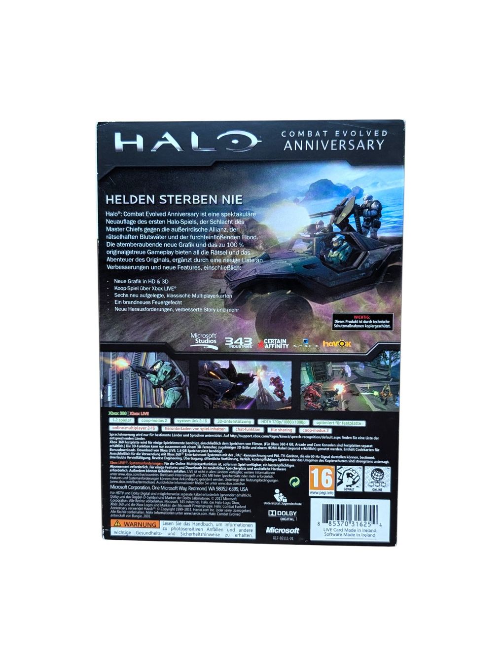 Microsoft Giochi: Halo: Combat Evolved Anniversary Xbox 360 – Usato da Domat/Ems venduto da IsseldorsShop 1