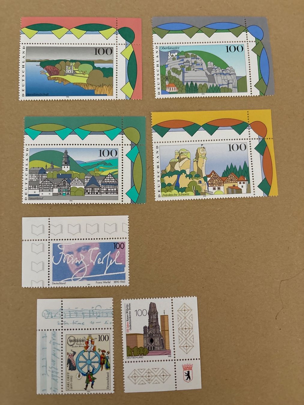 Alle Briefmarken: Sammlung Deutsche Briefmarken 1995, Top Zustand! – Neu und originalverpackt aus Zürich von engebrunau
