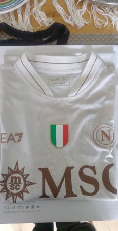 Maglia Napoli EA7 MSC Away 2022/23, Taglia XXL, Nuova!