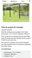 toile pour pergola, pavillon de jardin