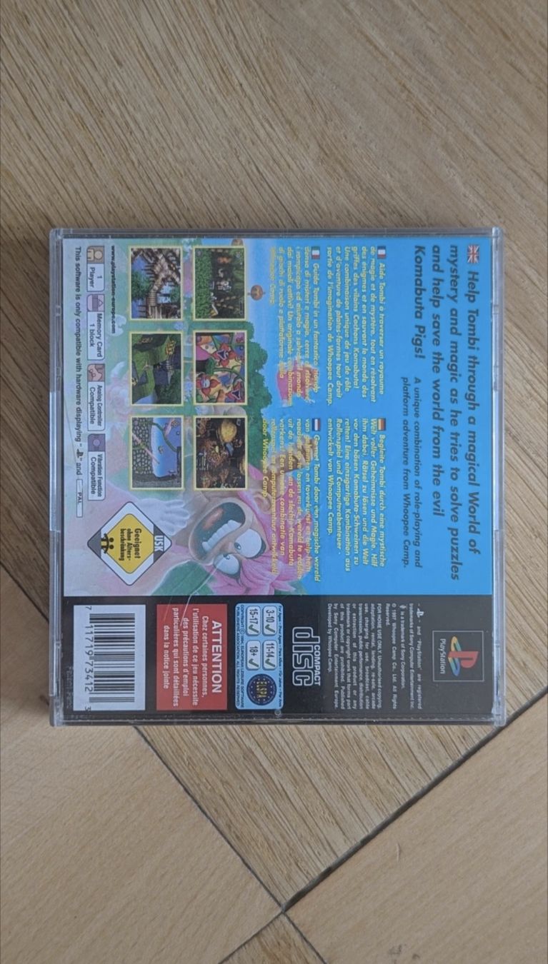 Sony Giochi: Ps1 Tombi! Tombi 1 (read description) – Usato da Lausanne venduto da Janelle-CH 1