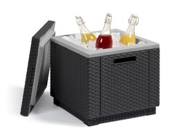 Ice Cube Beistelltisch/Kühlbox 40L grau