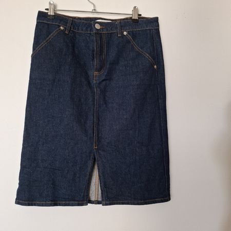Jupe en jean Maison Standards, taille L ou 40, bleu foncé
