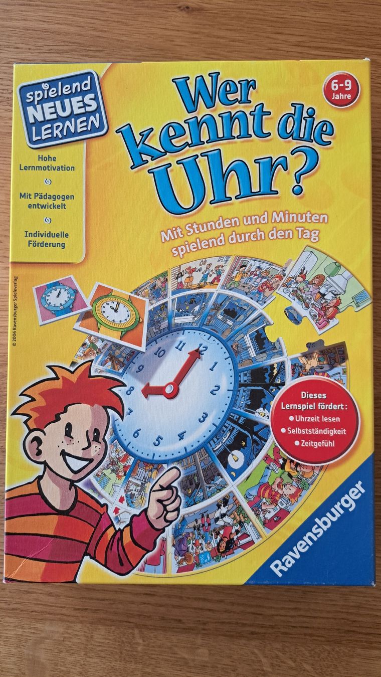 Ravensburger Giochi: Spiel...Wer kennt die Uhr? – Usato da Willisau venduto da Csfa