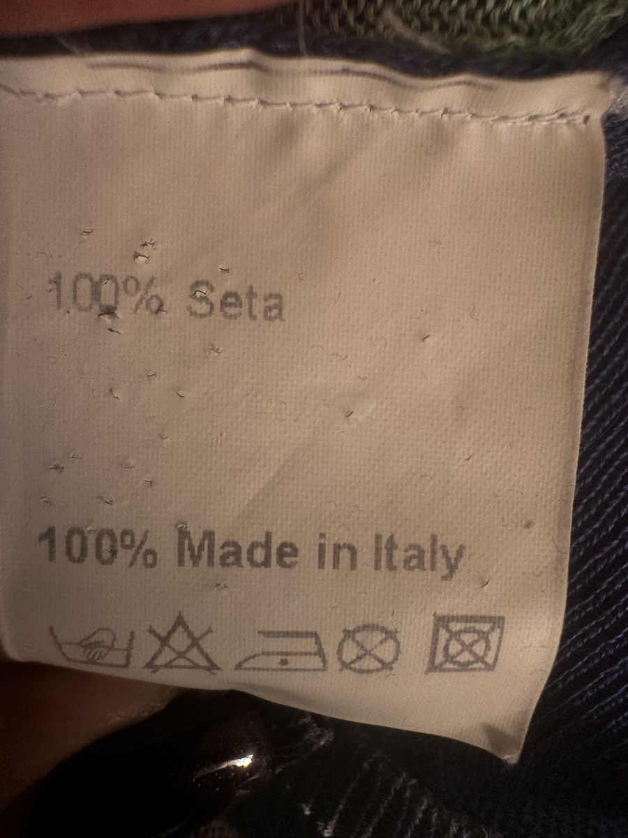 Magliette Polo: Werner Scherer Seiden-Poloshirt Gr. L – Usato da Killwangen venduto da was.sharp 5
