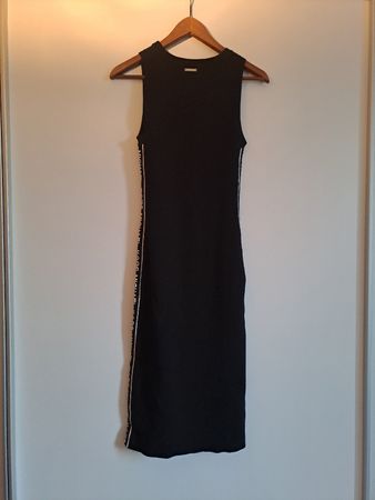 Kleid Michael Kors schwarz Grösse M Logoband guter Zustand