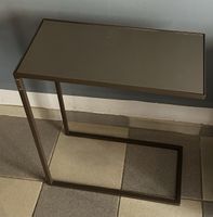 Tavolino Moderno con Piano in Specchio (50x25 cm)