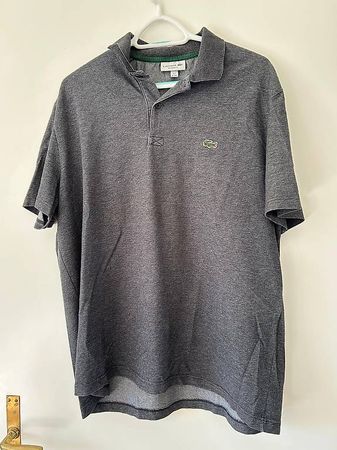 Polo-Shirt grau/ anthrazit Lacoste XXL