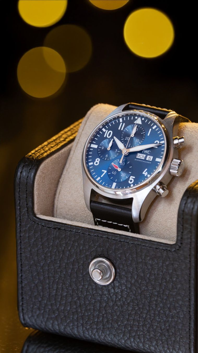 IWC Orologi: IWC Pilot Watch Chronograph 41 Blue Fullset – Usato da Lupfig venduto da nik_7sxm 2