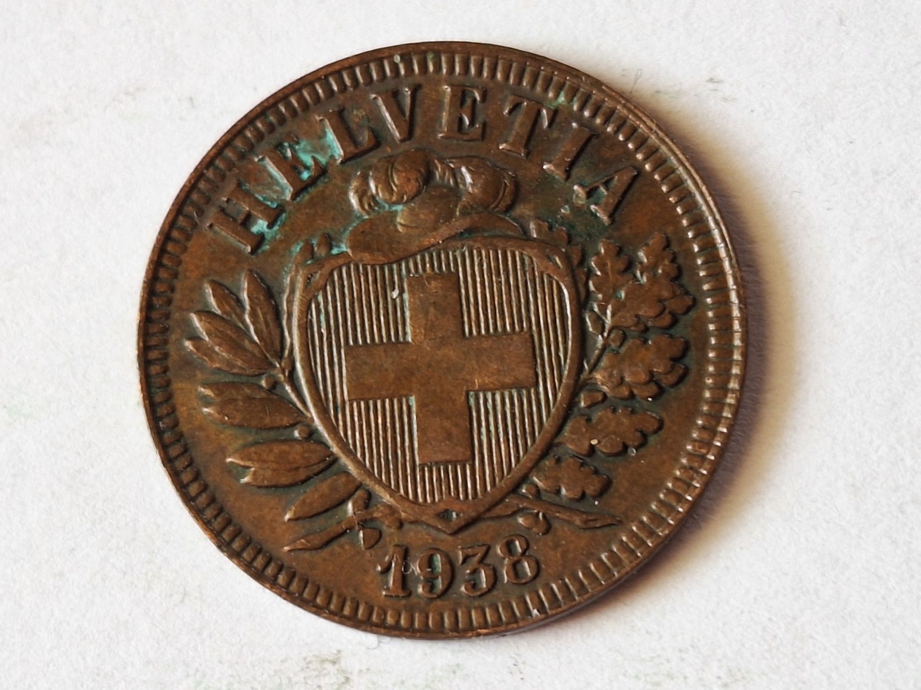 Tutti le monete: 2cts  1938 – Usato da Couvet venduto da zeze03