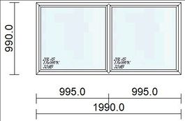 Fenster Kunststoff  (Neuwertig)