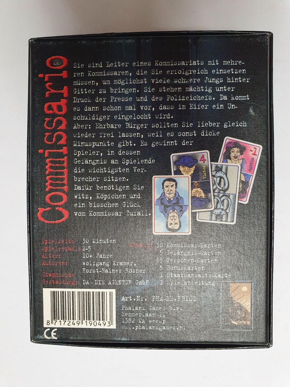 Giochi: Commissario / Kartenspiel – Usato da Oberdorf BL venduto da BaldenEagle 2