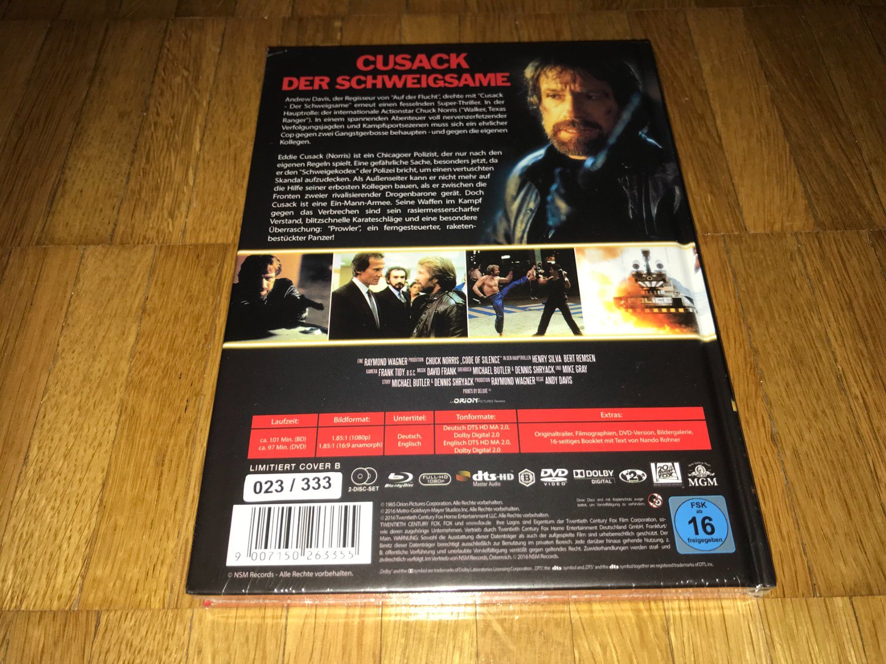 Tutti i DVDs: Cusack - Der Schweigsame - MEDIABOOK - B - NSM - UNCUT – Nuovo e nell'imballaggio originale da Basel venduto da havsok 1